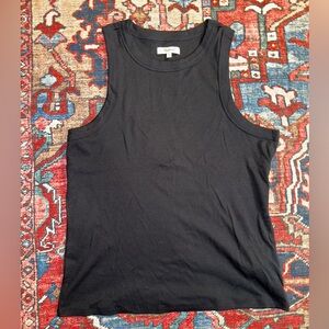 Madewell Black Ribbed Tank- XXL NWOT